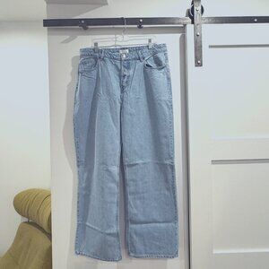 NWT - Cotton Wide Leg Jeans - 14